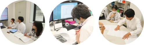 若いスタッフが仕事に取り組む様子