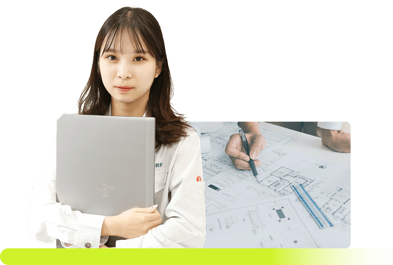若手社員の写真