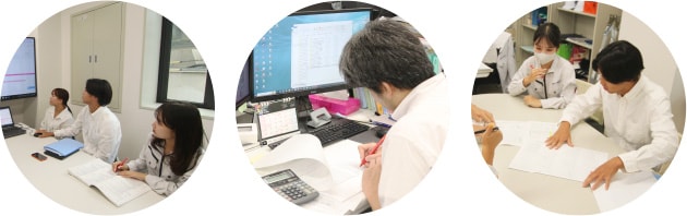 若いスタッフが仕事に取り組む様子
